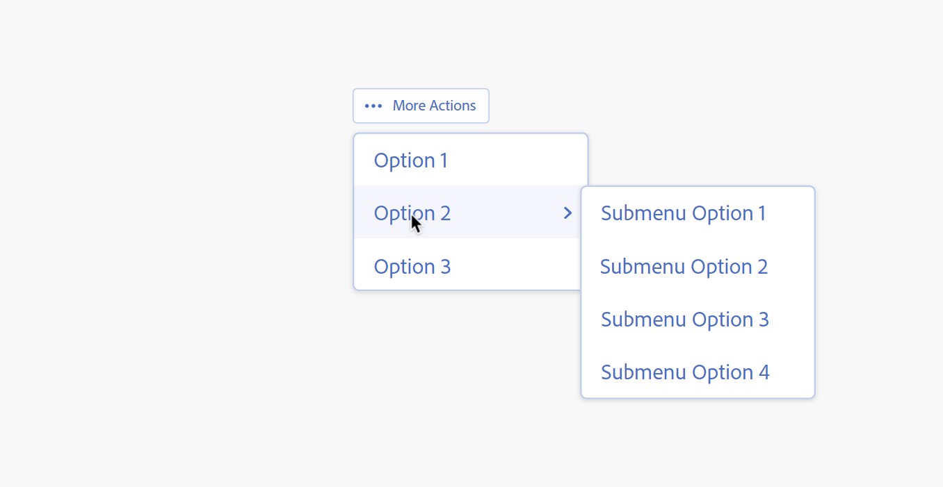 Building a User-Friendly Submenu with Mouse Pointer